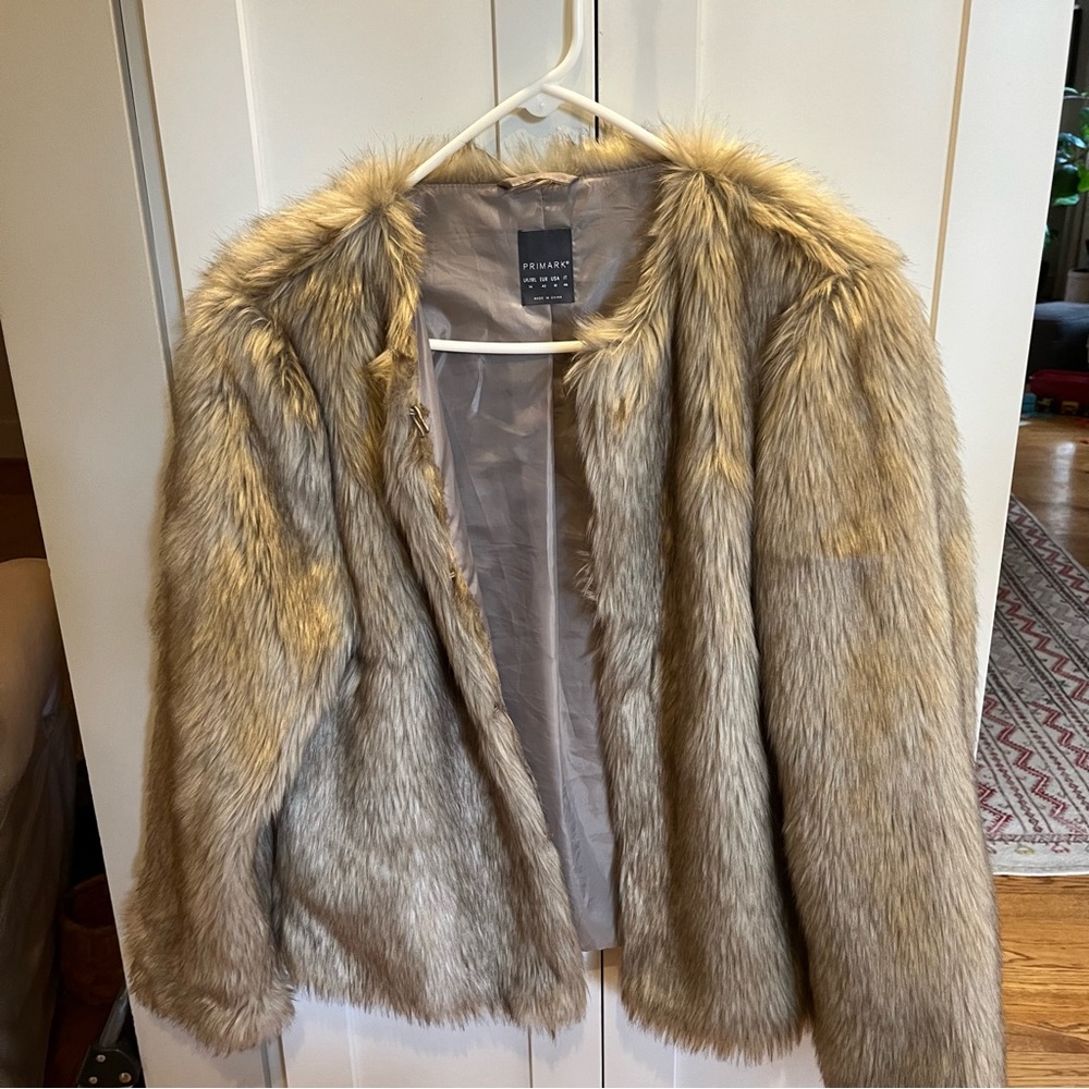 Primark faux fur coat